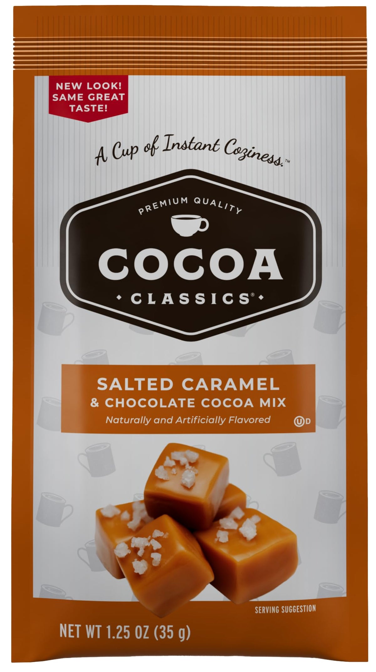 COCOA CLASSICS chocolate supreme cup dissolving into rich cocoa