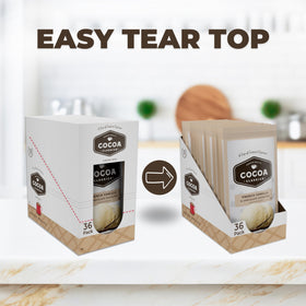 COCOA CLASSICS gluten-free and kosher dairy certified for carefree sipping.