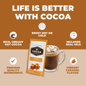 COCOA CLASSICS mint cocoa mix packet ideal for a refreshing, after-dinner cup