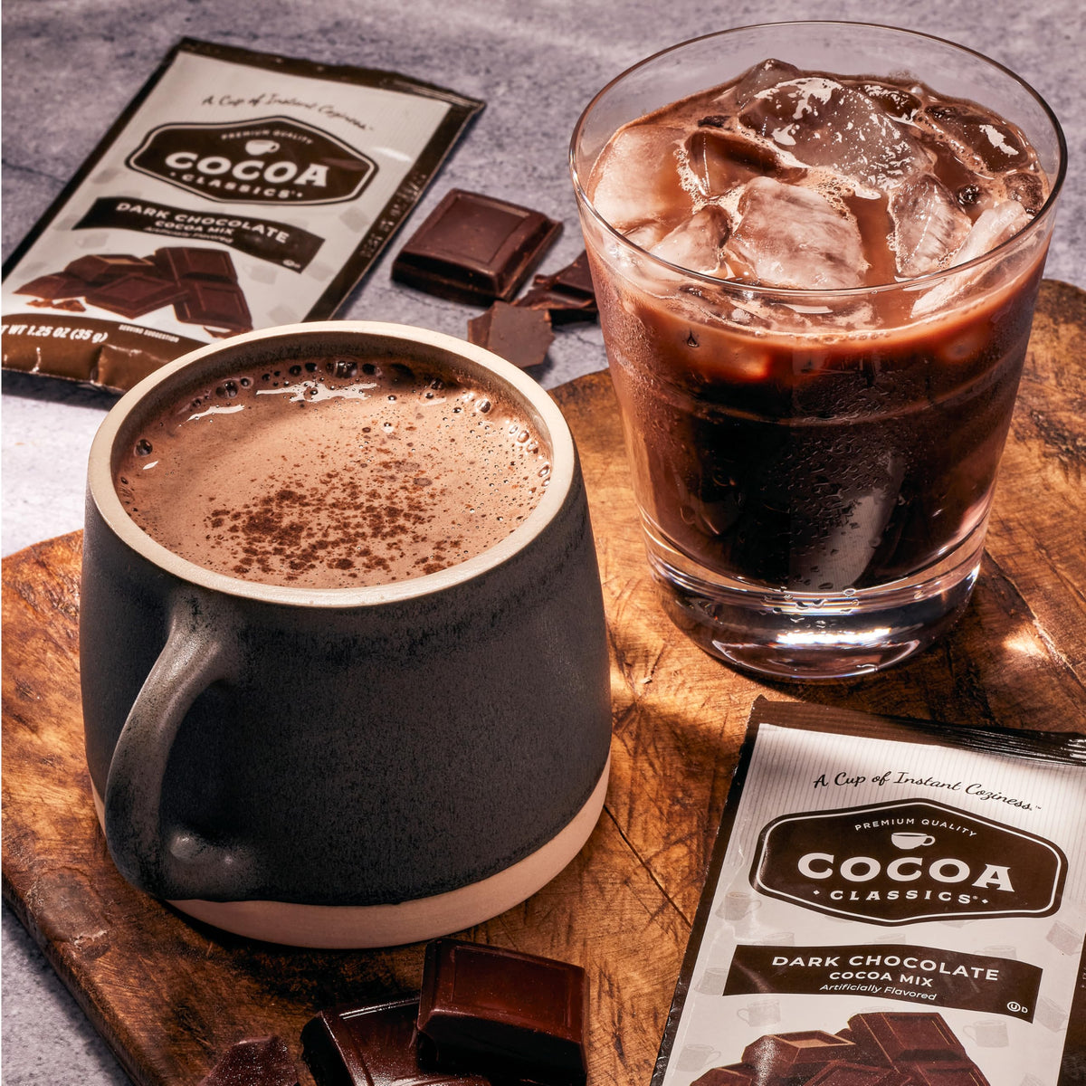 Cocoa Classics 36-pack of 1.25oz packets for convenient daily cocoa