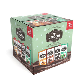 Cocoa Classics premium hot cocoa variety pack, ready for cozy evenings.