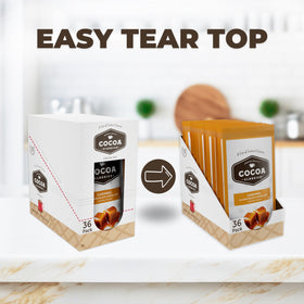 COCOA CLASSICS raspberry cocoa mix packet adds a fruity twist to cocoa