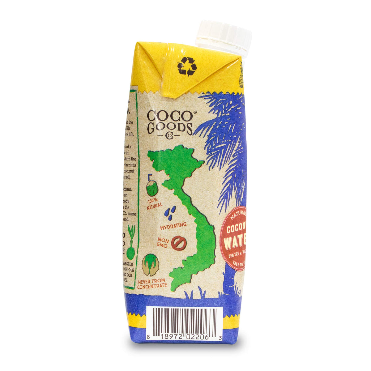 Electrolyte-rich COCOGOODSCO bottle for post-workout refreshment and quick hydration