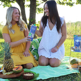 Organic, non-GMO coconut water with single-origin Ben Tre Vietnam label.