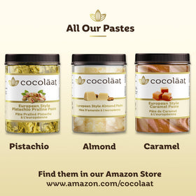 Cocolaat hazelnut praline paste on toast as a topping