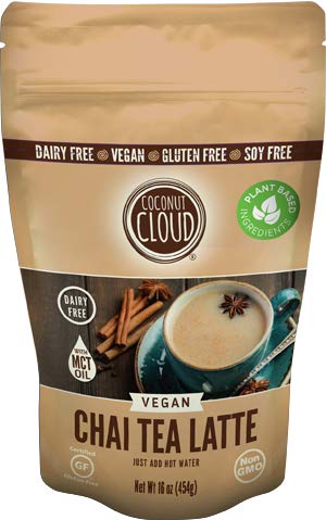 Coconut Cloud chai tea latte powder for easy, dairy-free beverages