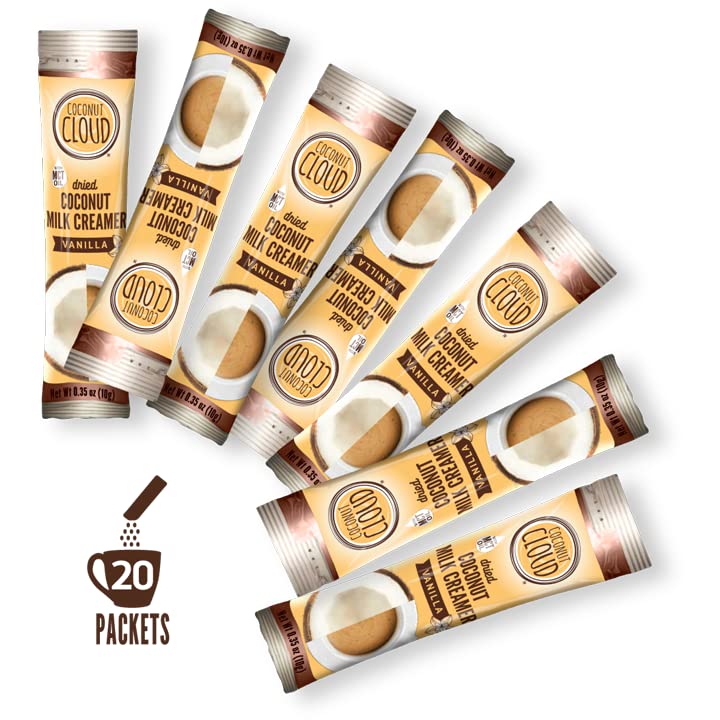 Coconut Cloud shelf-stable creamer setup ready for home or office