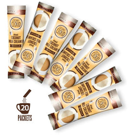 Coconut Cloud shelf-stable creamer setup ready for home or office