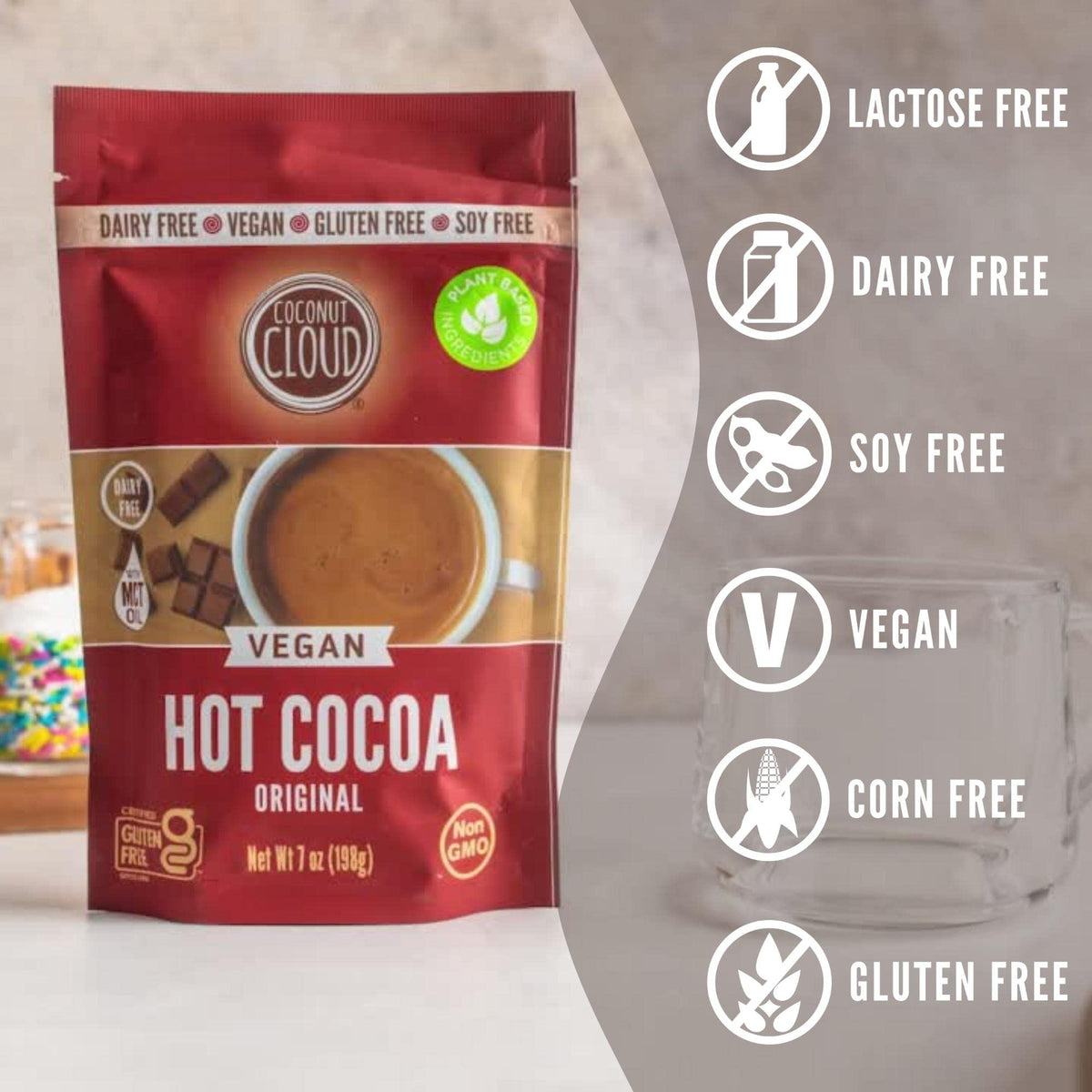 Coconut Cloud five flavors display for Original and variations.