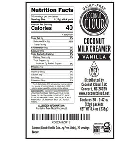 Coconut Cloud creamer with MCT oil for a smoother morning brew