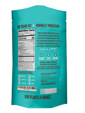 Coconut Cloud Original Coffee Creamer pouring into cup, creating a smooth dairy-free texture