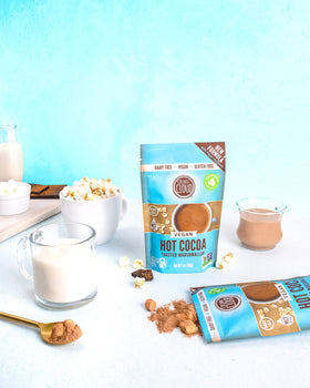 Coconut Cloud prepared cup of creamy dairy-free hot cocoa ready in minutes.