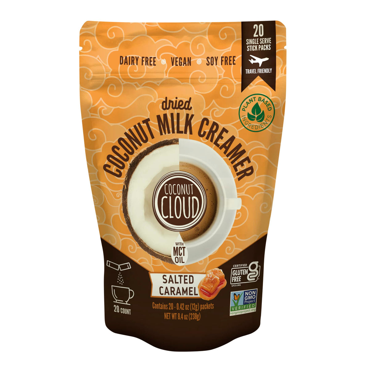 Coconut Cloud vegan dairy-free creamer stick ideal for travel.