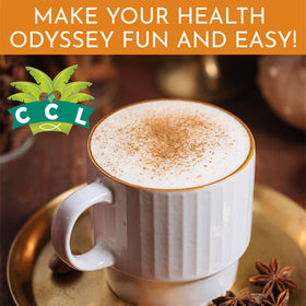 Coconut Country Living's mylar pouch preserves freshness of cinnamon powder.