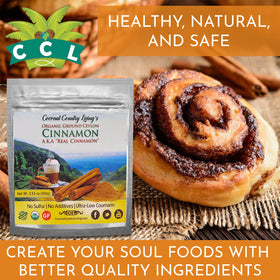 Fine ground Ceylon cinnamon powder texture for baking flavor from CCL.