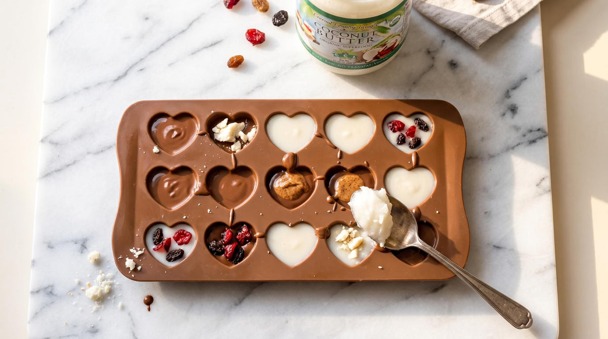 Coconut Country Living coconut butter skin-care use for dewy softness and nourishment.