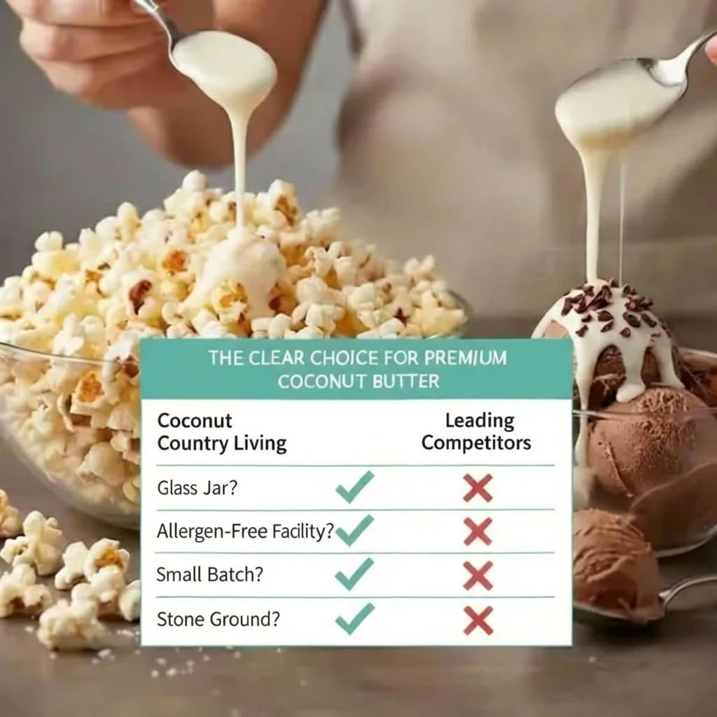 Coconut Country Living dairy-free milk base, quick to prepare.