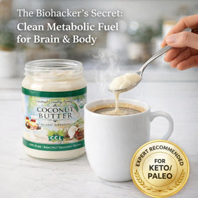 Coconut Country Living raw coconut butter enhances smoothies and curries.
