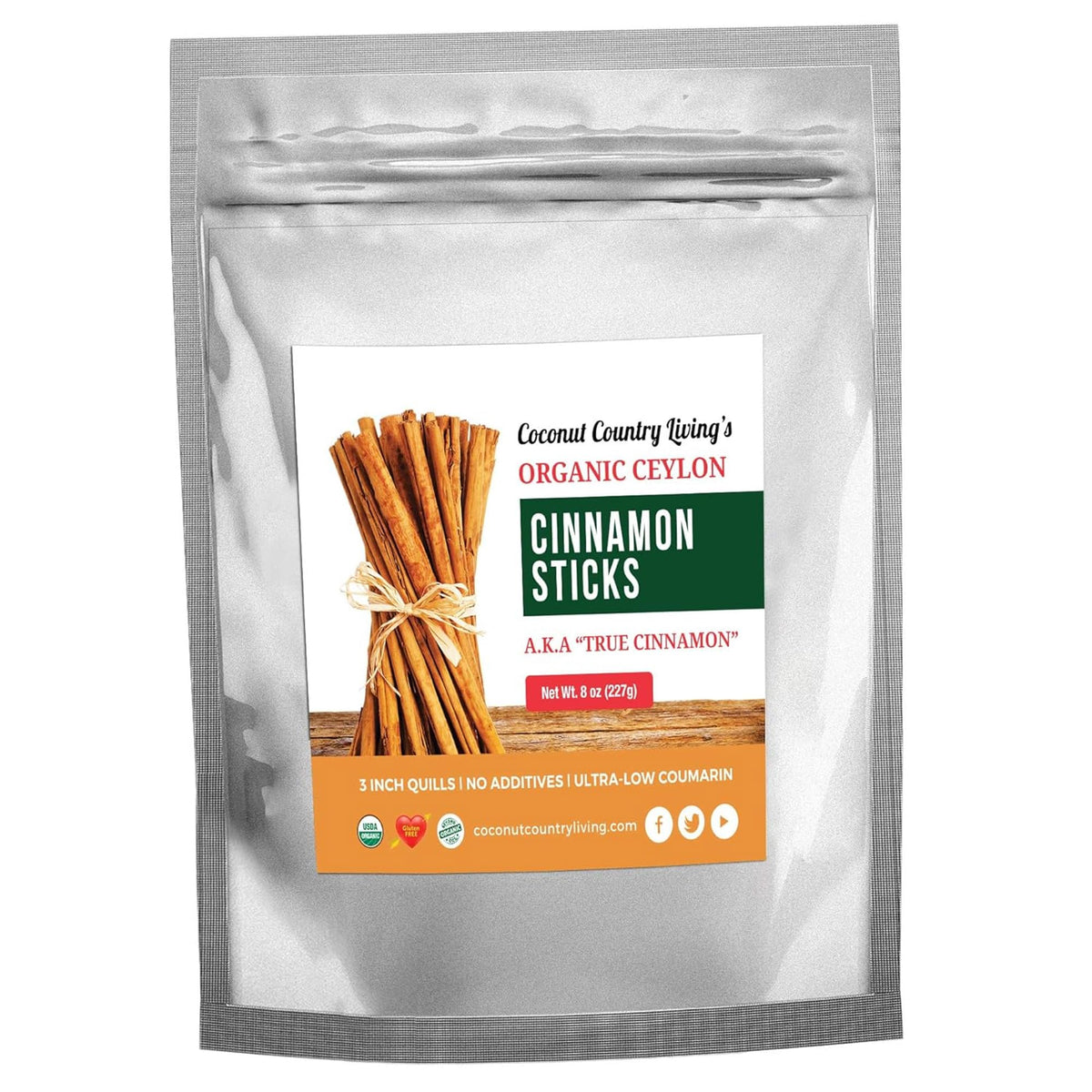 True cinnamon 3-inch quills ready to grate into warm drinks and desserts.