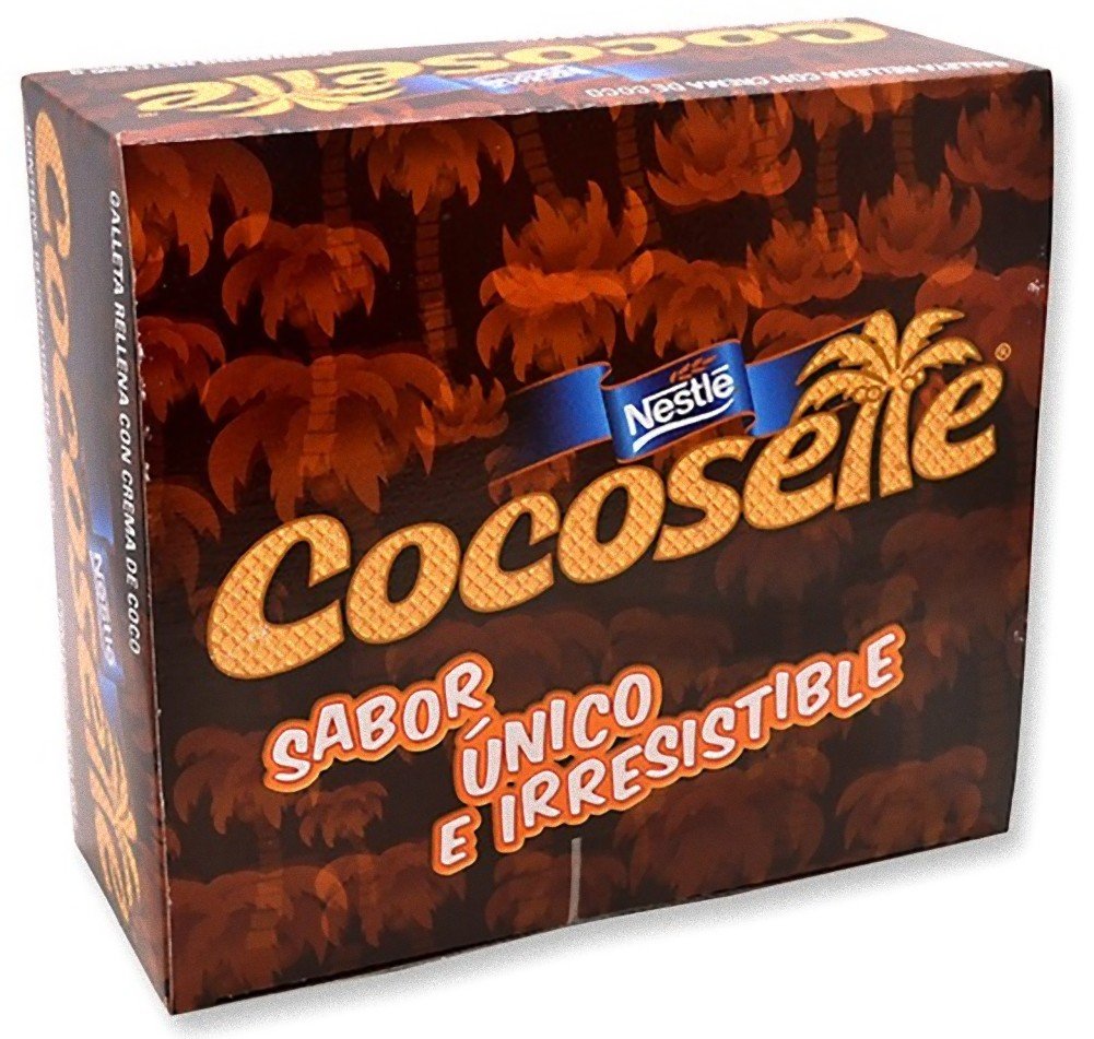 Cocosette close-up highlights coconut cream texture for tropical snacking.