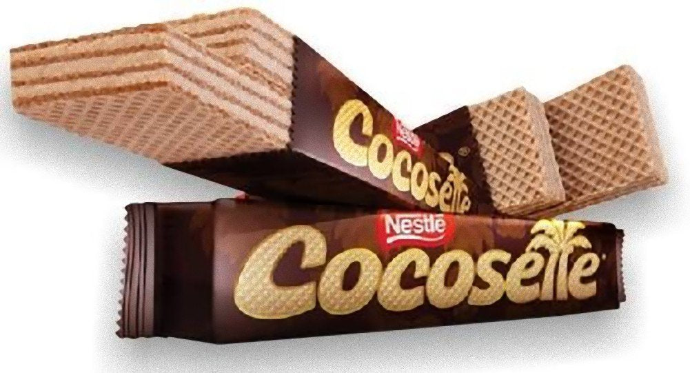 Cocosette cross-section reveals coconut cream filling, great for dessert pairing.