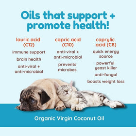 Non-GMO cold-pressed coconut oil in convenient single-serve packets.