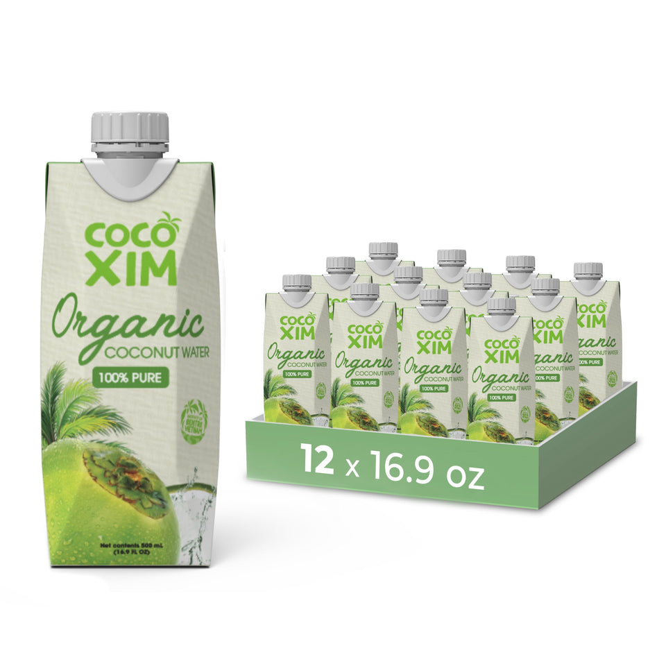 Cocoxim ready-to-drink coconut water bottle for convenient daily hydration.