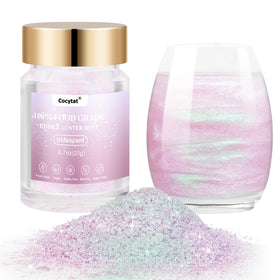 Cocytat iridescent glitter bottle pours subtle sparkle into cocktails without changing flavor