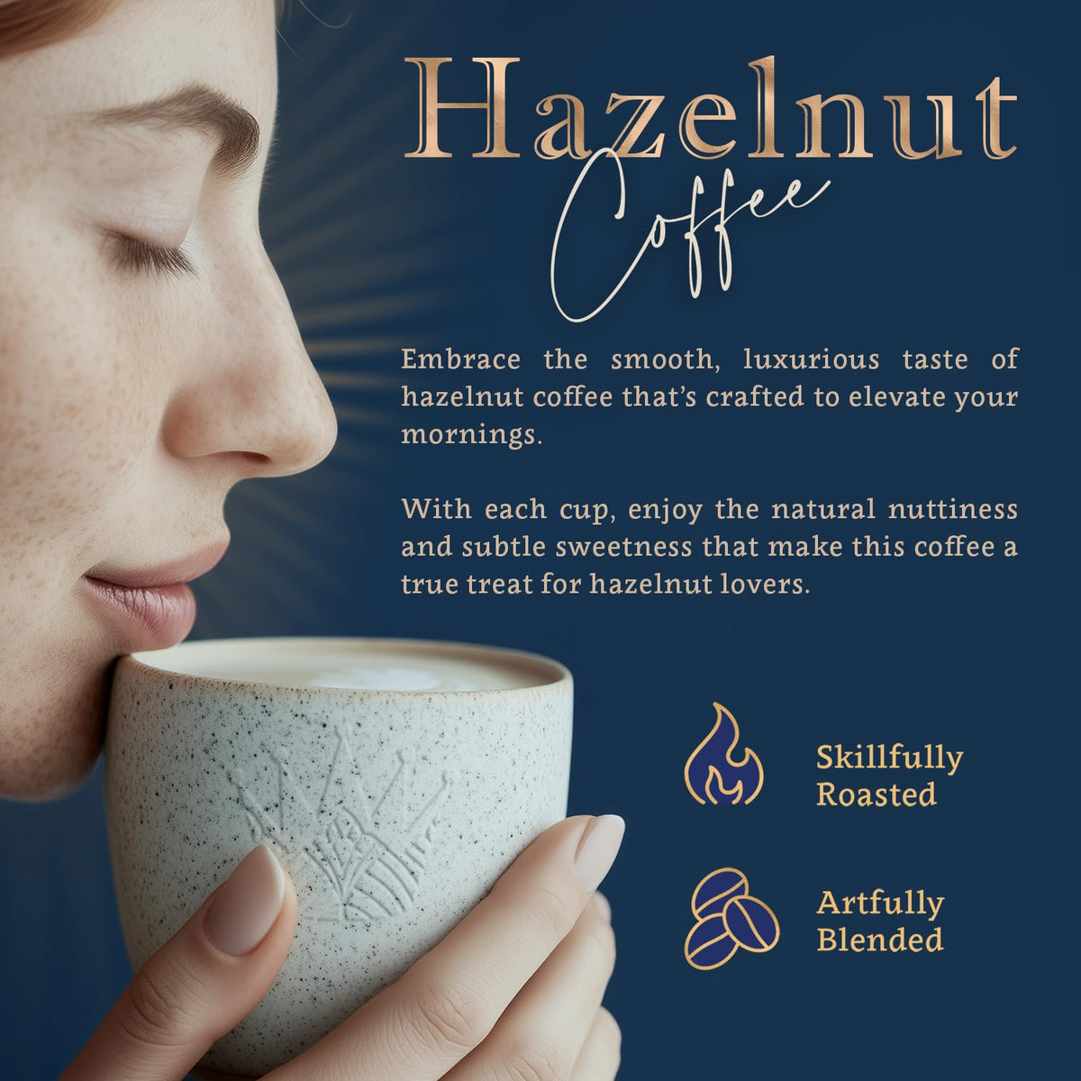 Coffea Flavor medium roast cup reveals clean, nutty notes