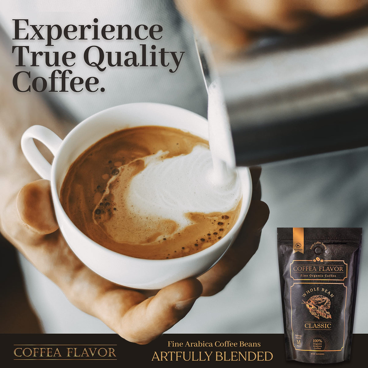 Coffea Flavor organic coffee brew ready cup