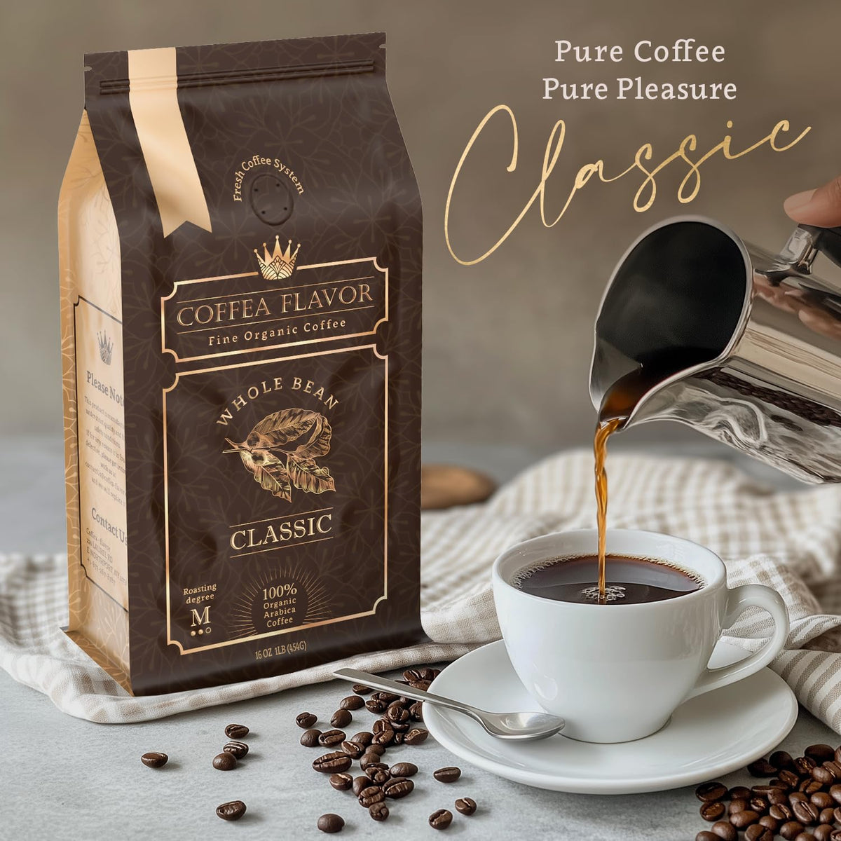 Coffea Flavor single-origin arabica beans showcase distinctive flavor