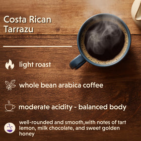 Coffee Bean Direct Tarrazu bright aroma enhances morning rituals