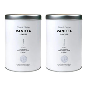 The Coffee Bean & Tea Leaf vanilla creamer tin enhances beverages with creamy vanilla aroma