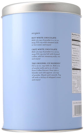 Kitchen scene shows versatile creamer for hot, iced, or blended beverages.