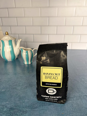 Coffee Beanery Banana Nut Bread cup with inviting aroma and smooth finish