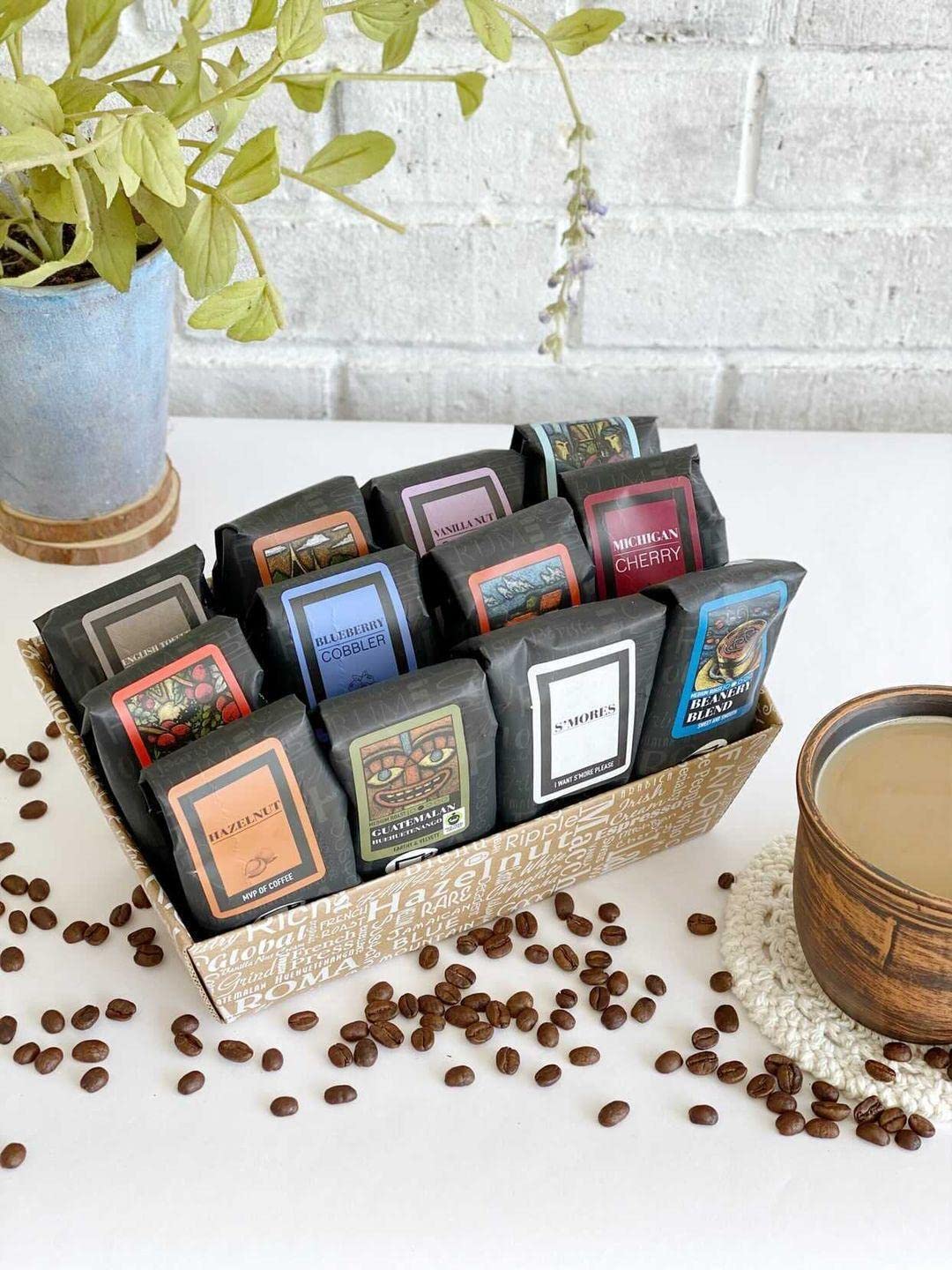 Coffee Beanery gift-ready presentation suitable for birthdays and holidays.