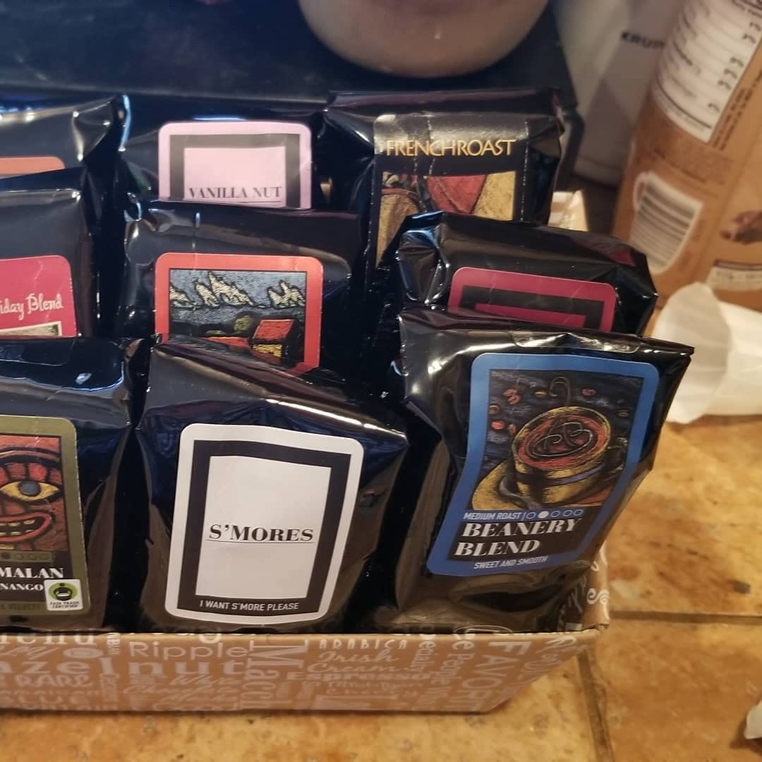 Coffee Beanery roasted in USA Michigan facility since 1976.