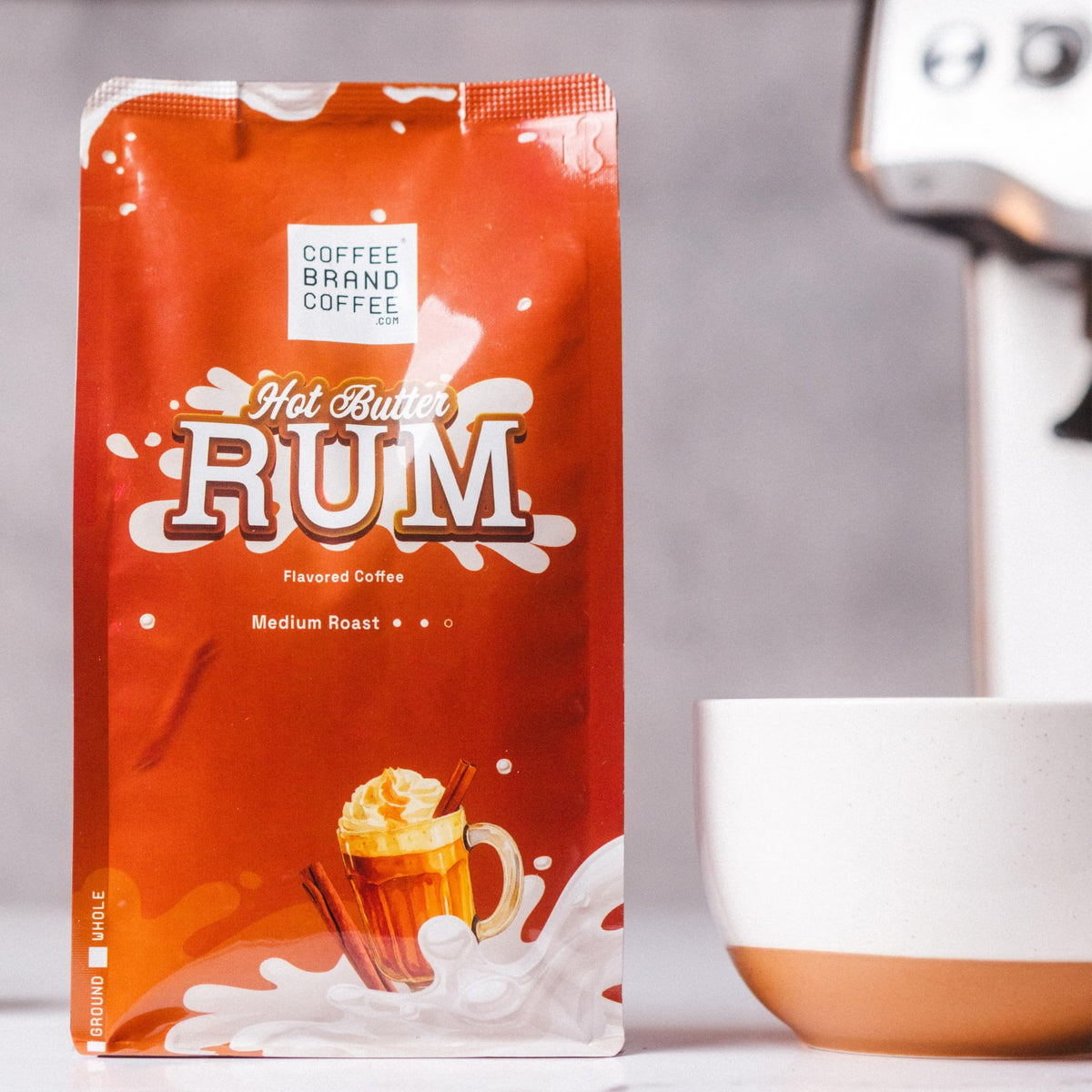 Coffee Brand Coffee cosy morning cup steam highlights a warm inviting aroma.