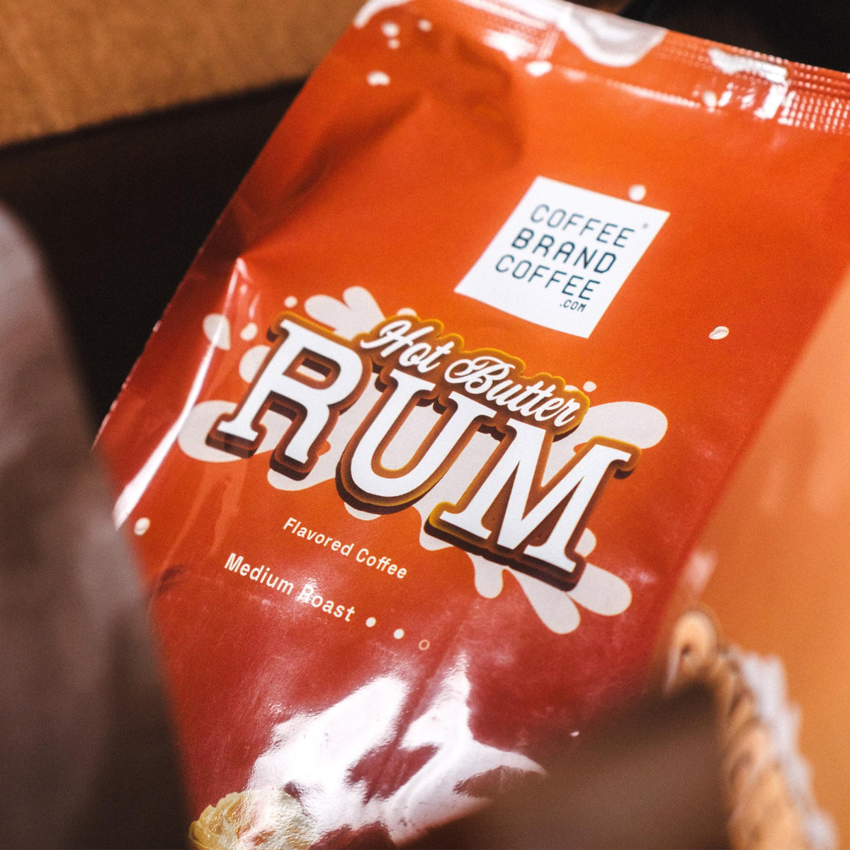 Coffee Brand Coffee medium roast ground bag invites a smooth, balanced brew.