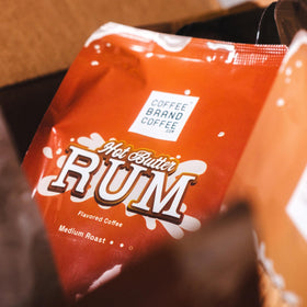 Coffee Brand Coffee premium packaging emphasizes freshness and easy storage.