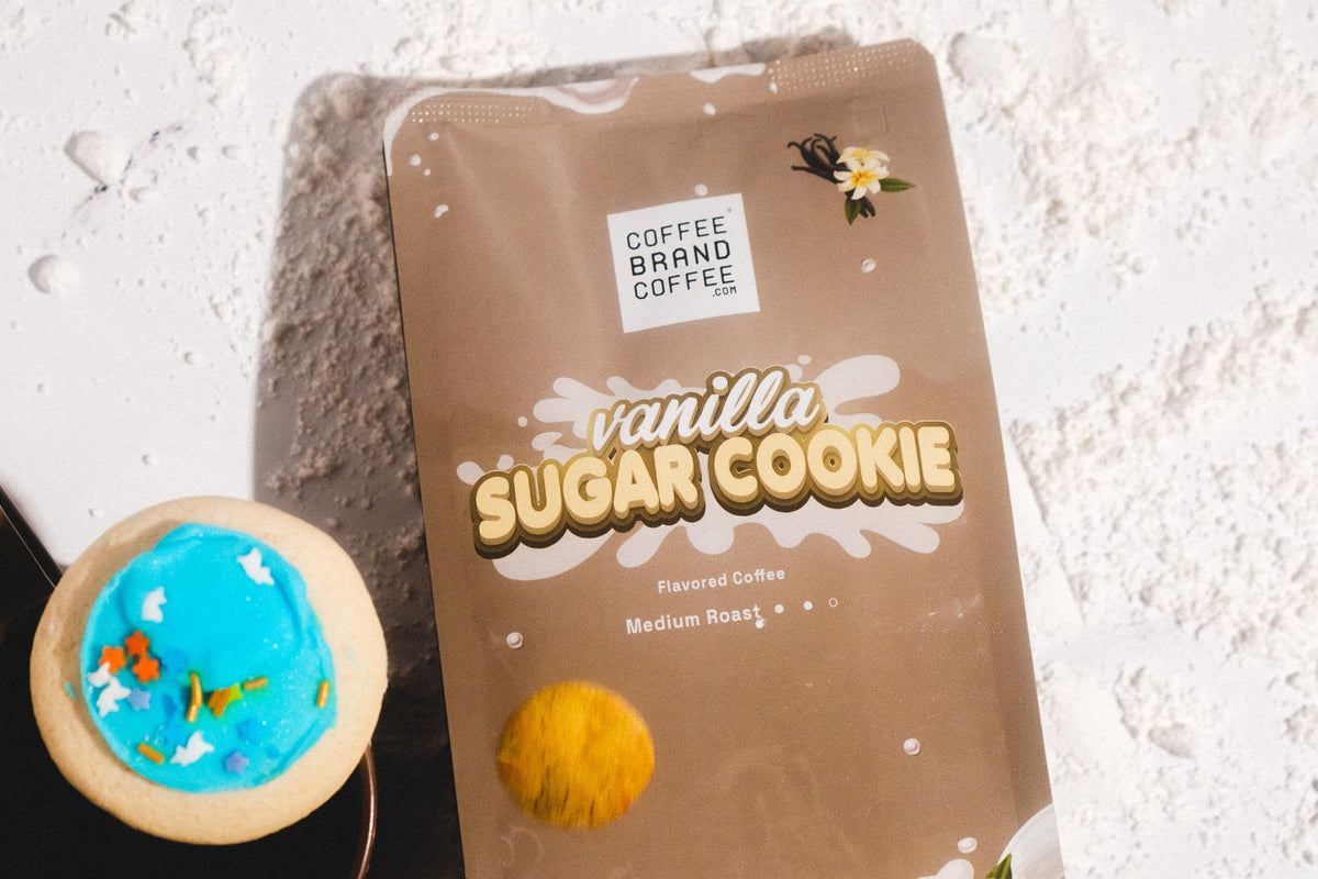 Packaging of Coffee Brand Coffee vanilla sugar cookie