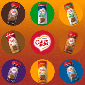 Serving suggestion with coffee and crema from Coffee Mate Cafe Collection Caramel Macchiato.