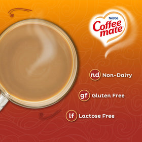 Six-pack display of Coffee Mate Cafe Collection Caramel Macchiato for home or office.