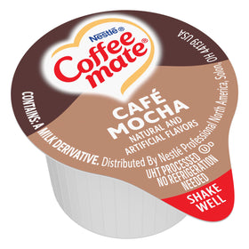 Coffee mate Café Mocha shelf-stable creamer in convenient singles for travel