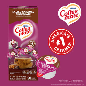 Coffee Mate coffee-station display setup highlights flavor variety for guests