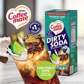 Coffee mate Dirty Soda single-serve creamer for on-the-go flavor boosts