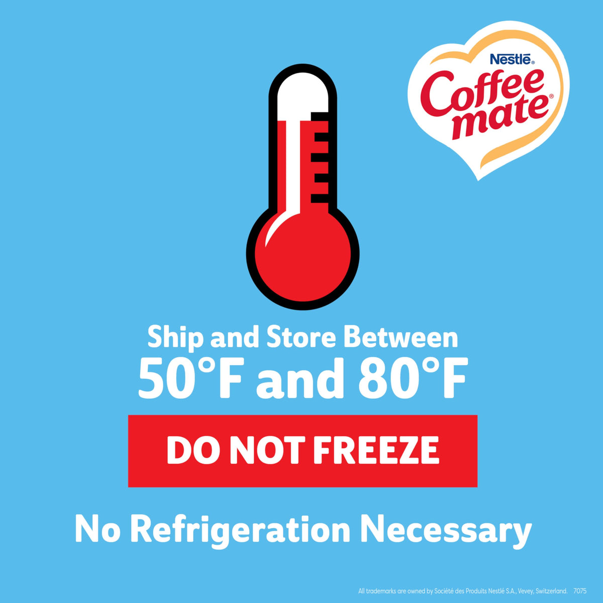 Coffee-mate French Vanilla creamer in cold beverage for a creamy finish