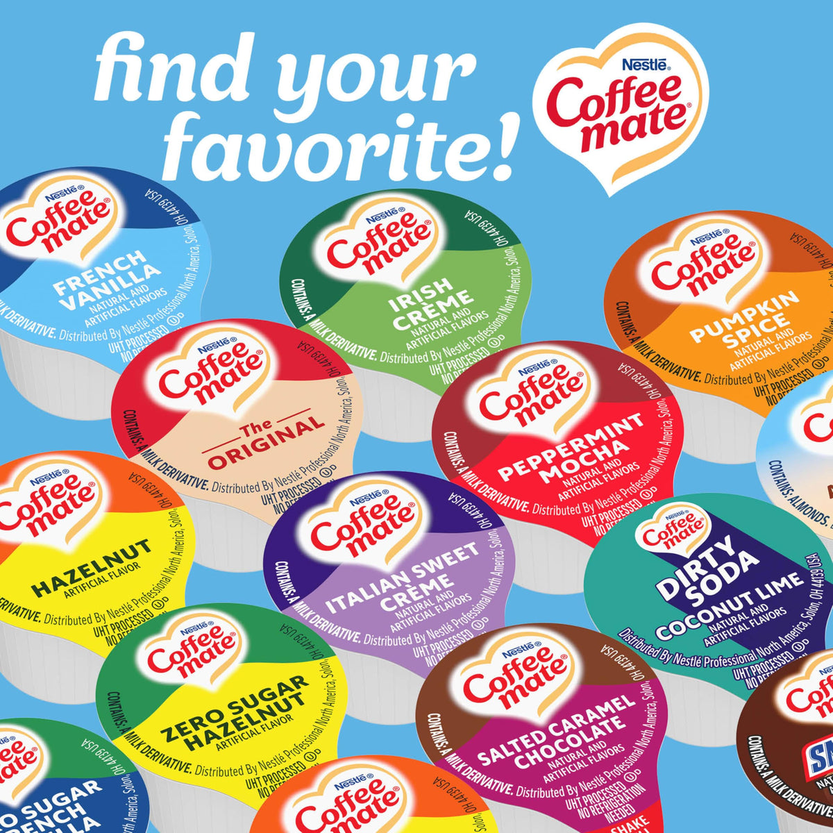 Gluten-free kosher dairy vanilla creamer by Coffee Mate for diverse diets