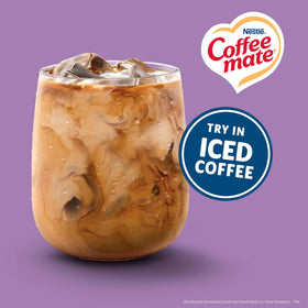 Coffee mate Italian Sweet Creme blends quickly into hot or cold beverages
