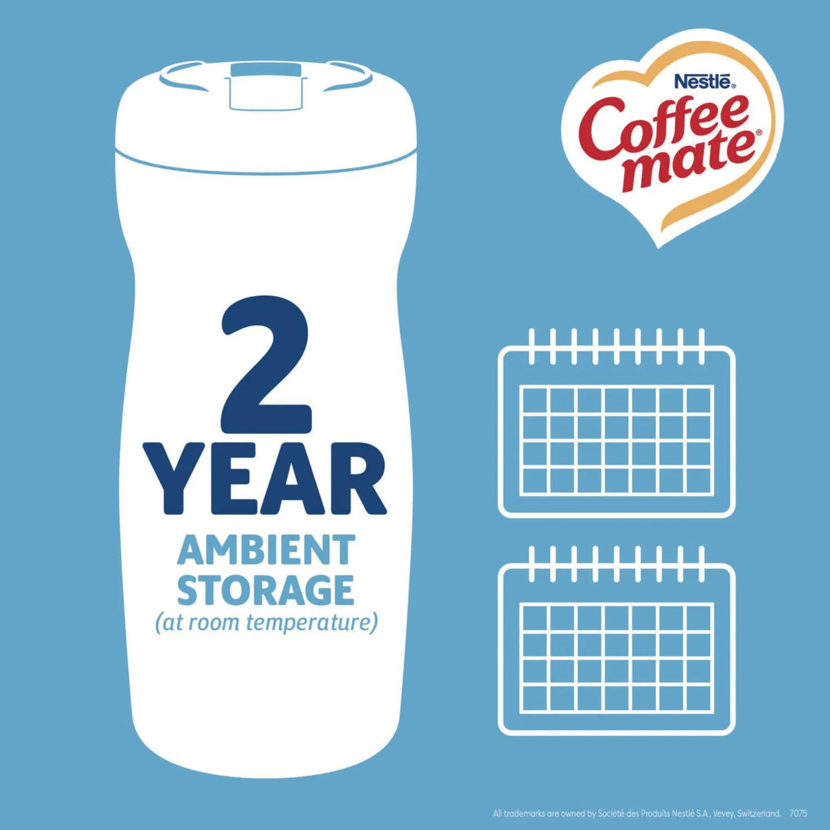 Kosher and dairy-free labeling on Coffee Mate Powdered Creamer